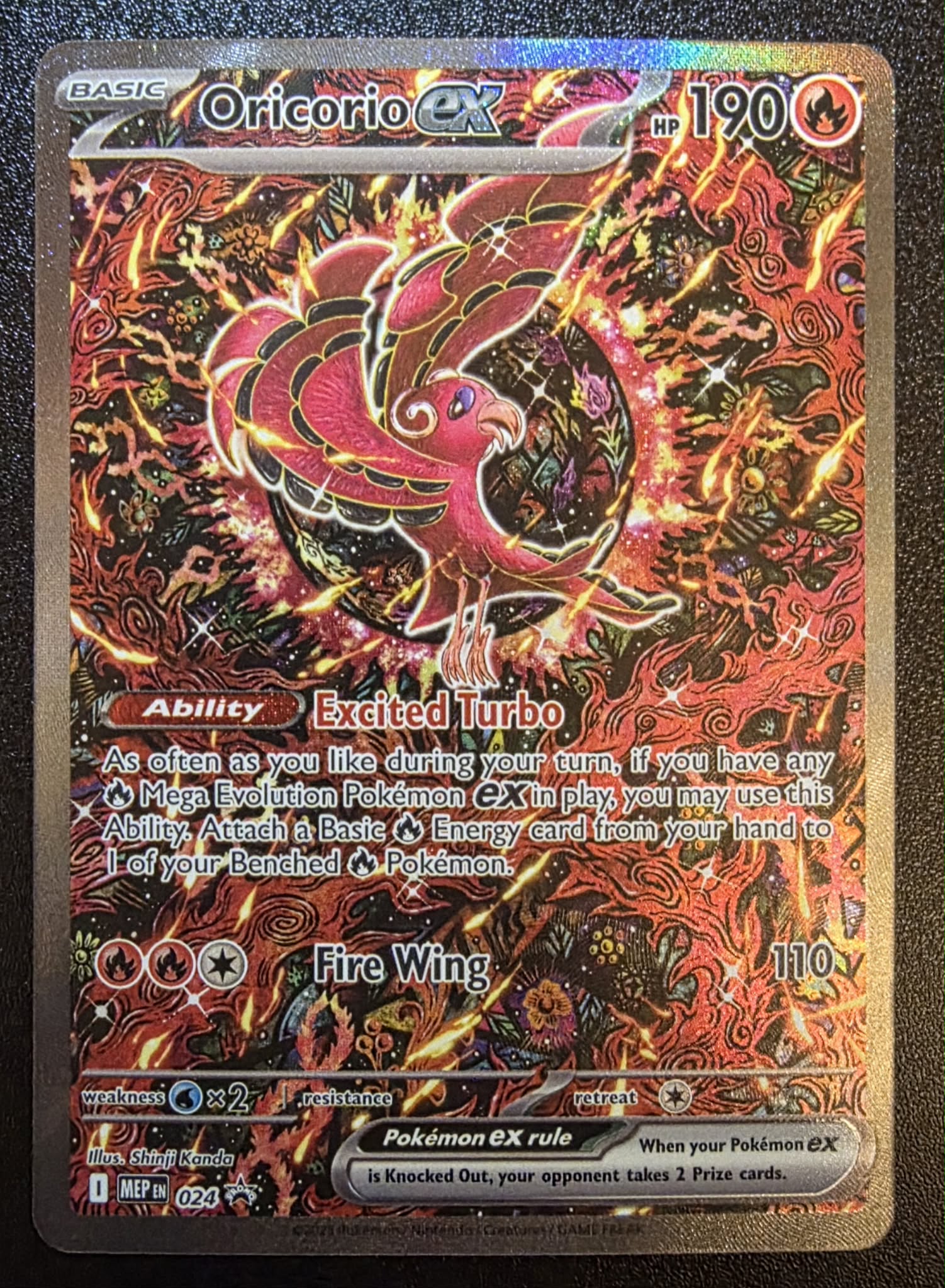 Oricorio EX, 024, Mega Evolutions Promo