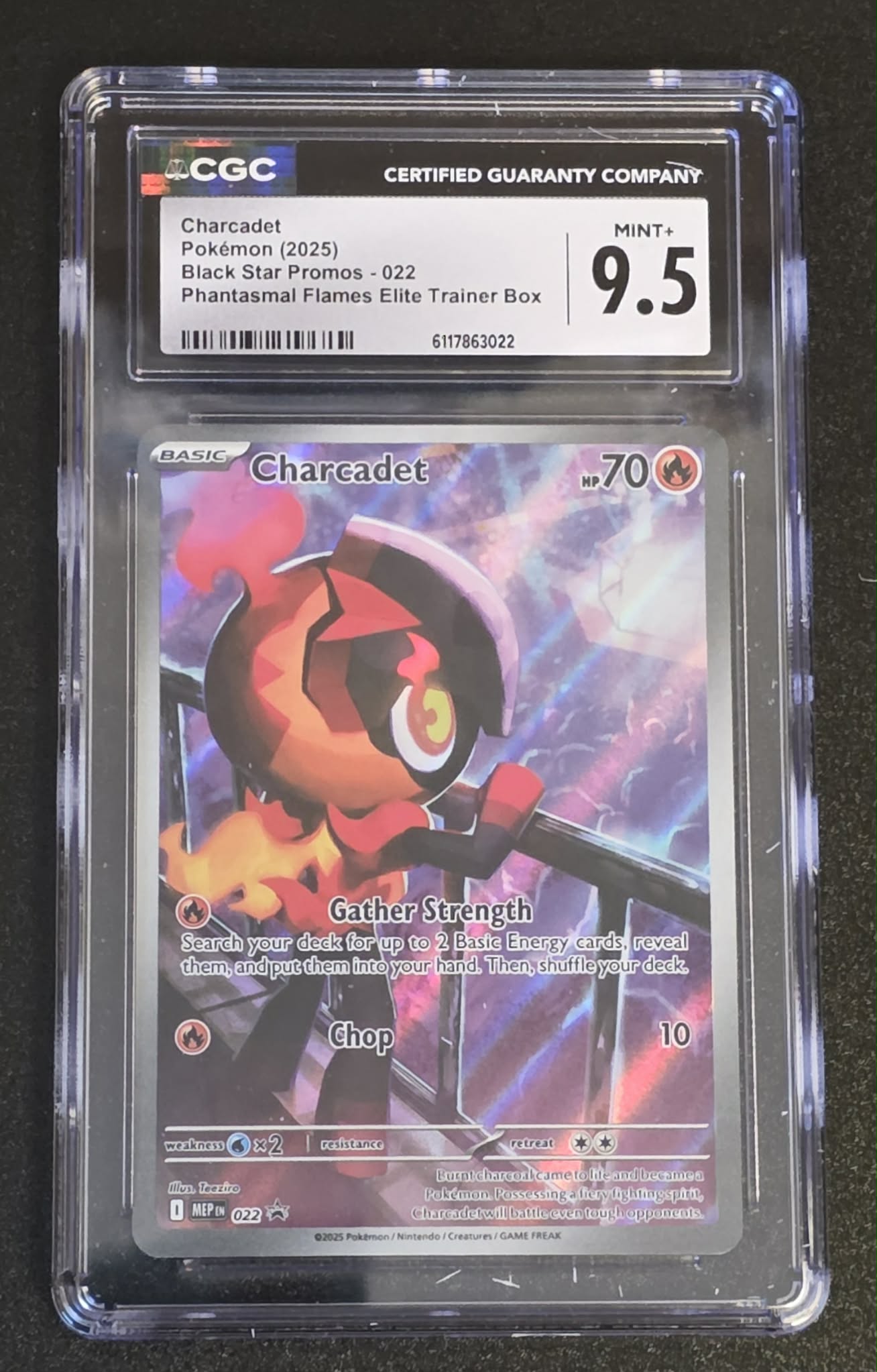 Charcadet, Black Star Promo 022, Phantasmal Flames Elite Trainer Box