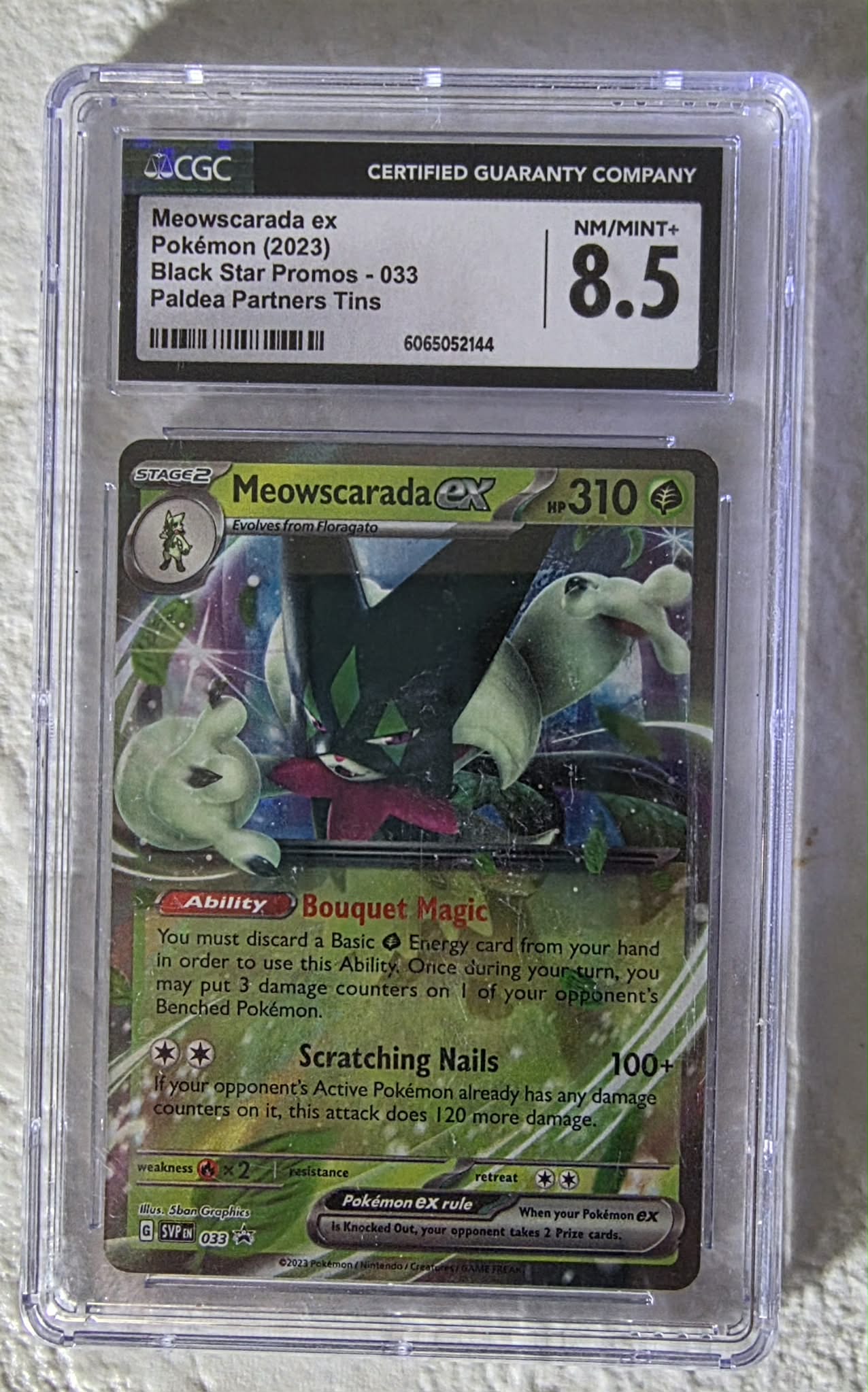 Meowscarada EX, Black Star Promo 033, Paldea Partners